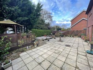 Rear patio- click for photo gallery